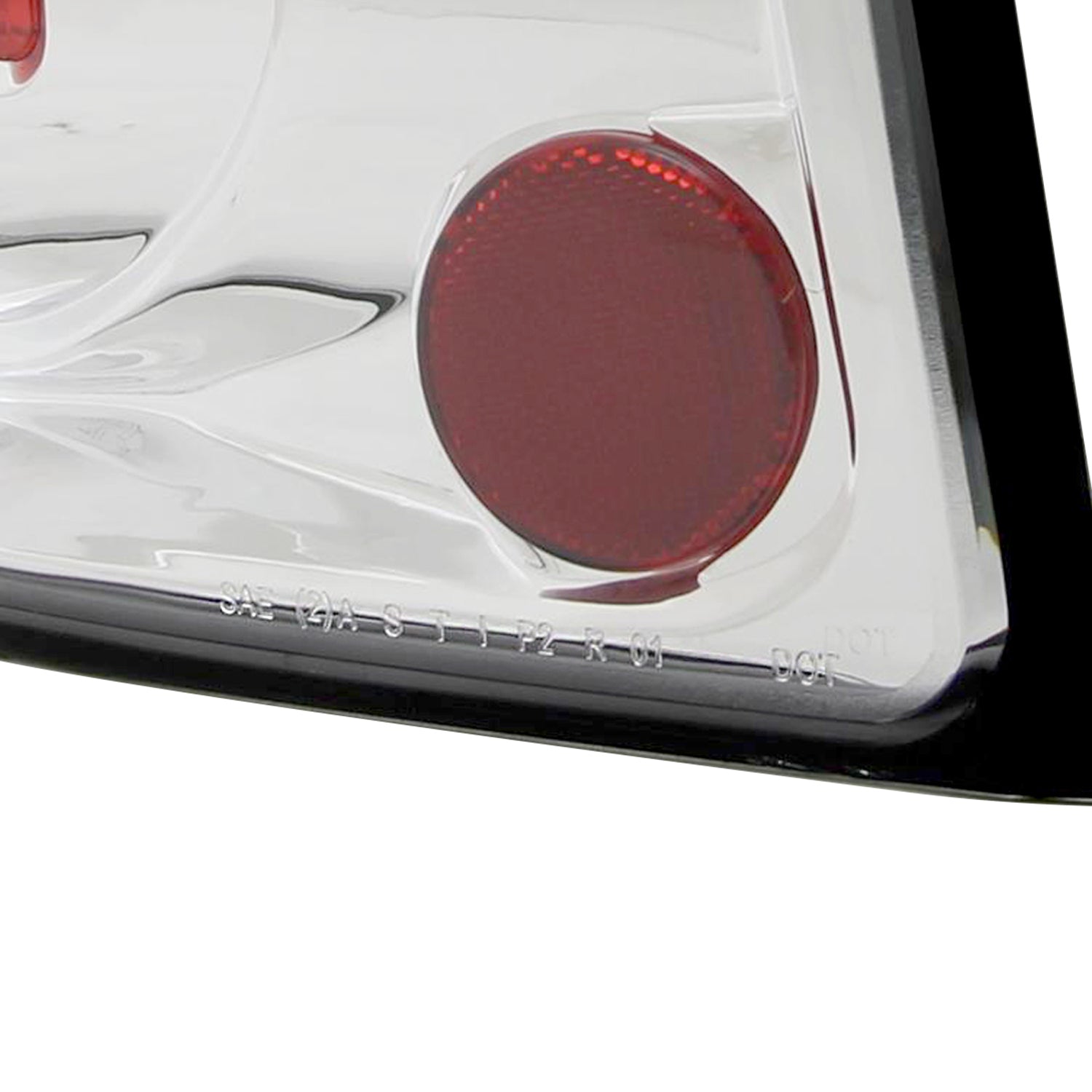 2002-2005 Ford Explorer Tail Lights Chrome Housing/Clear Lens