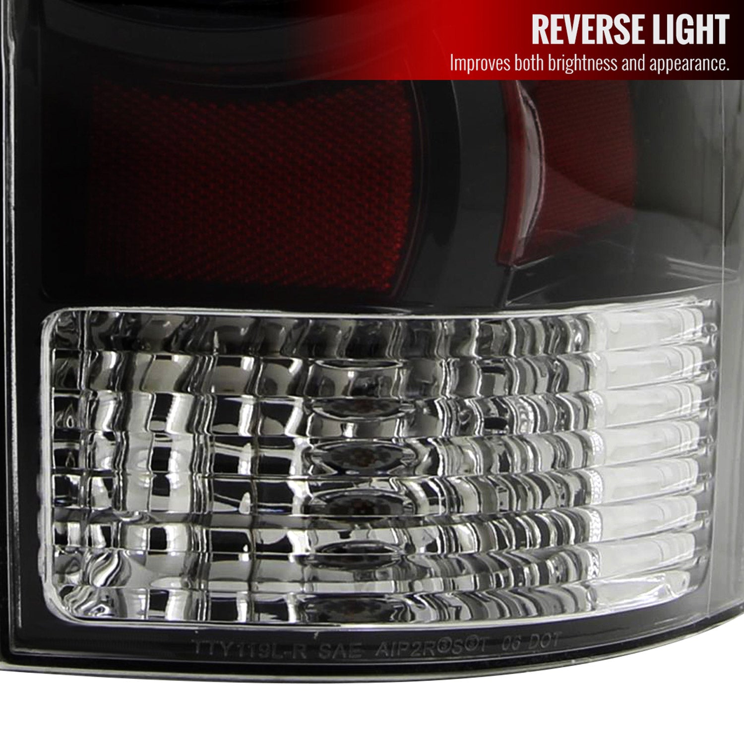 2005-2015 Toyota Tacoma LED Tail Lights Matte Black Housing/Clear Lens