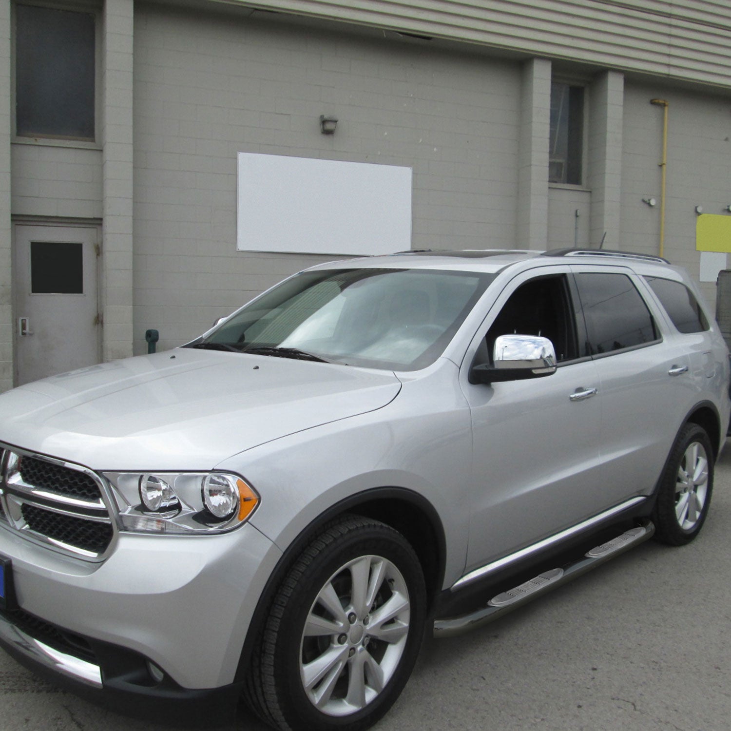 2011-2024 Dodge Durango 4DR 3" Black Stainless Steel Side Step Nerf Bars