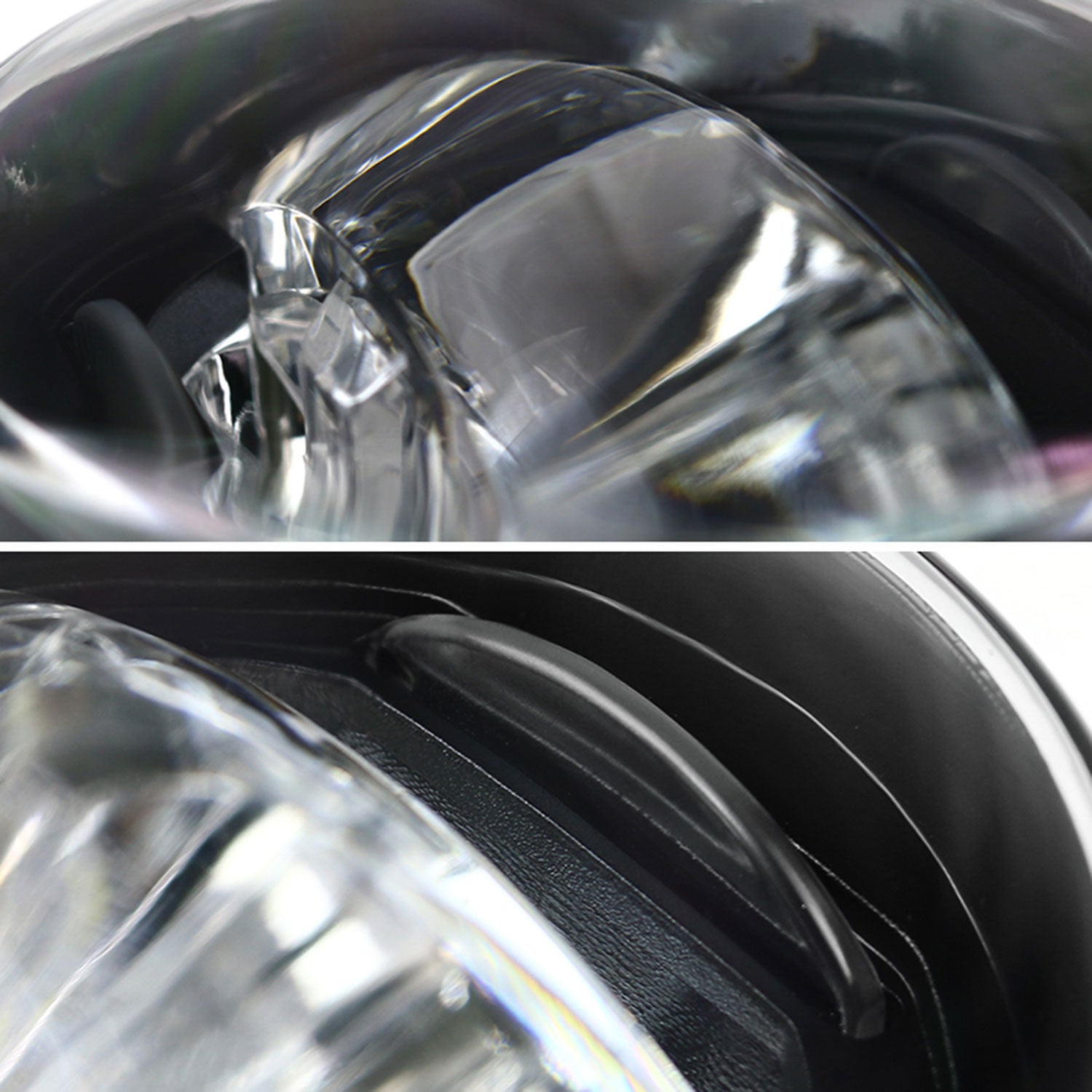 2012-2014 Ford Focus 6500K SMD LED Fog Lights Kit Chrome Housing/Clear Lens