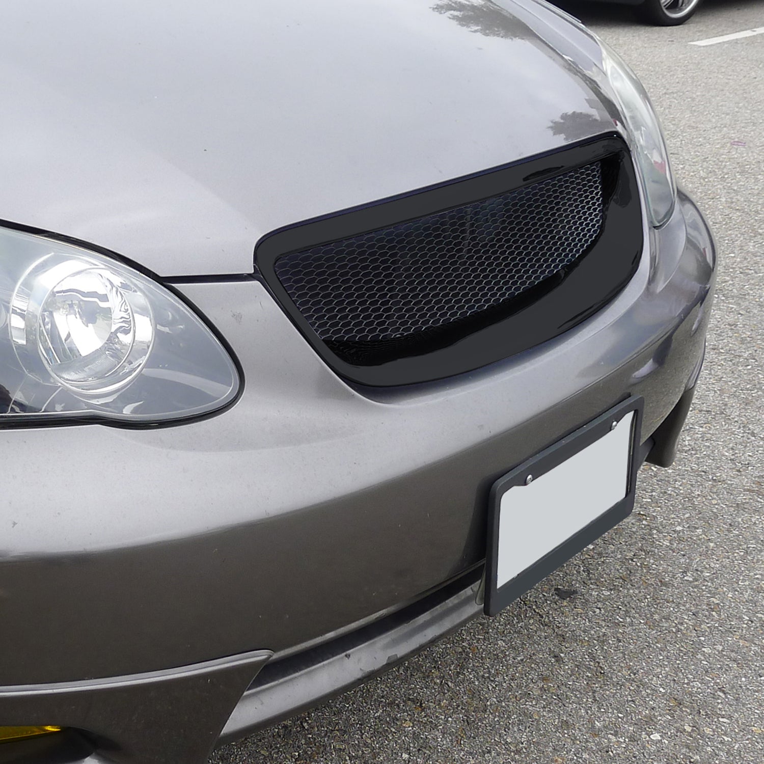 2003-2008 Toyota Corolla Black ABS Mesh Grille