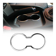 2011-2016 Kia Sportage Cup Holder Frame Inner Molding Trim Silver Stainless Steel 1Pc