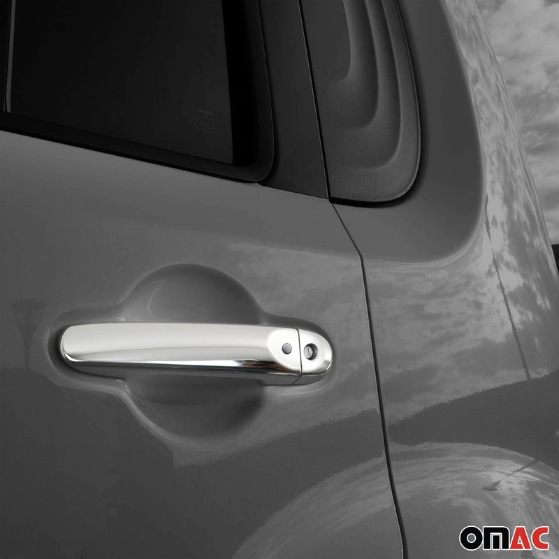 2009-2014 Nissan Cube Car Door Handle Cover Protector Steel Chrome Sensor