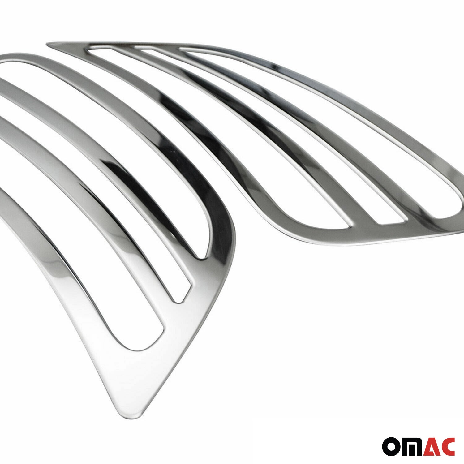 Front Bumper Grill Trim for Mercedes Sprinter W907 910 2019-2026 S.Steel 2Pcs