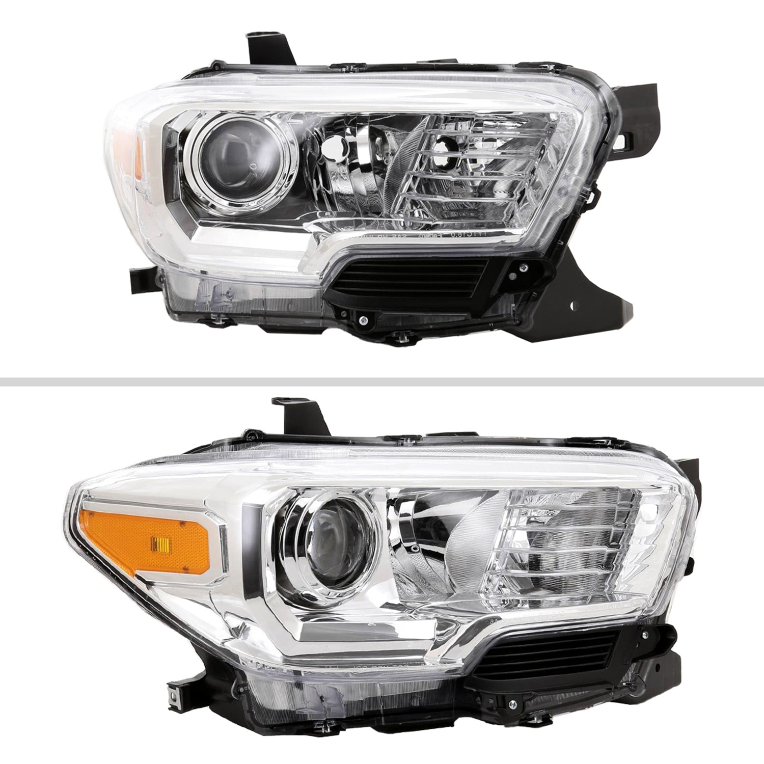 2016-2023 Toyota Tacoma Chrome Clear Projector Headlight Passenger Side Only