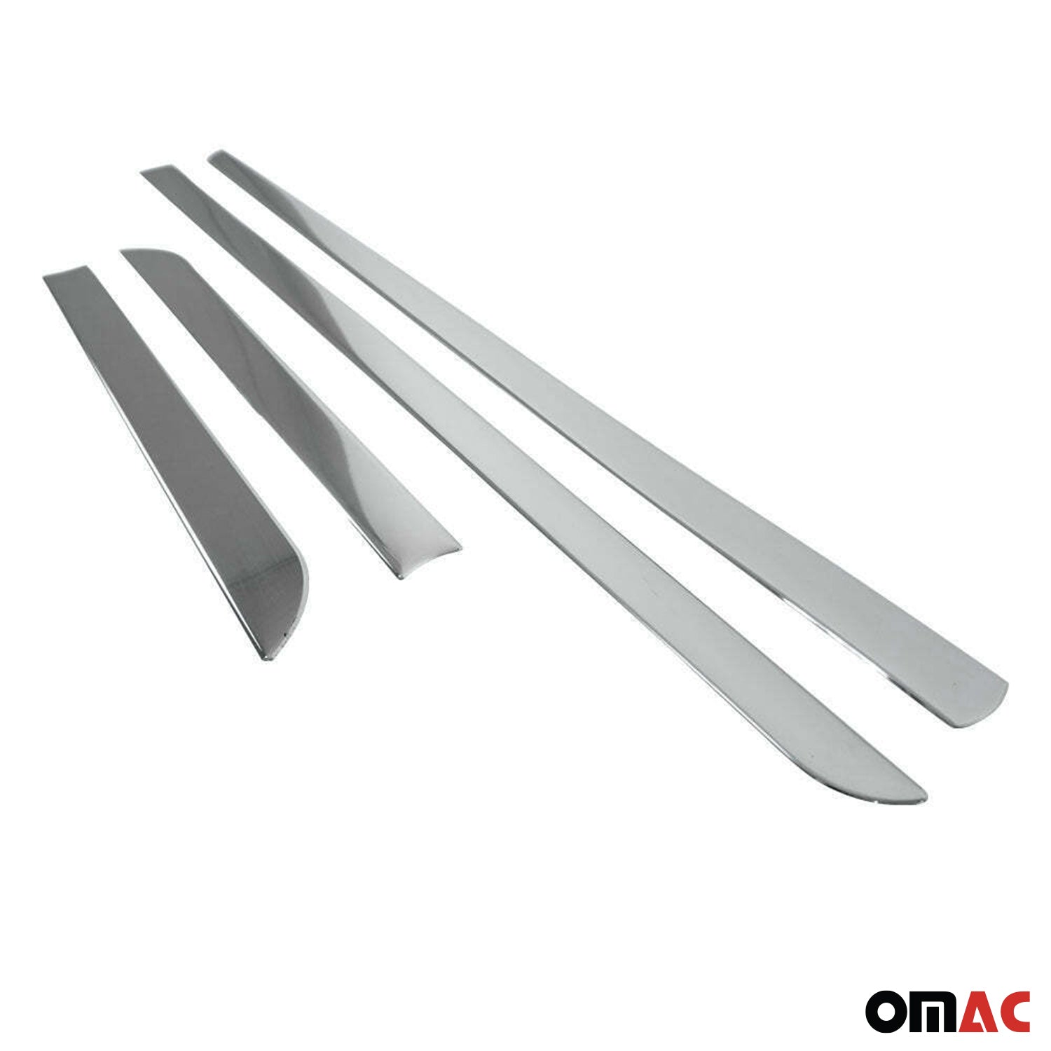 2017-2020 Nissan Rogue Sport Side Door Molding Trim Skirt Garnish Stainless Steel Gloss 4Pcs