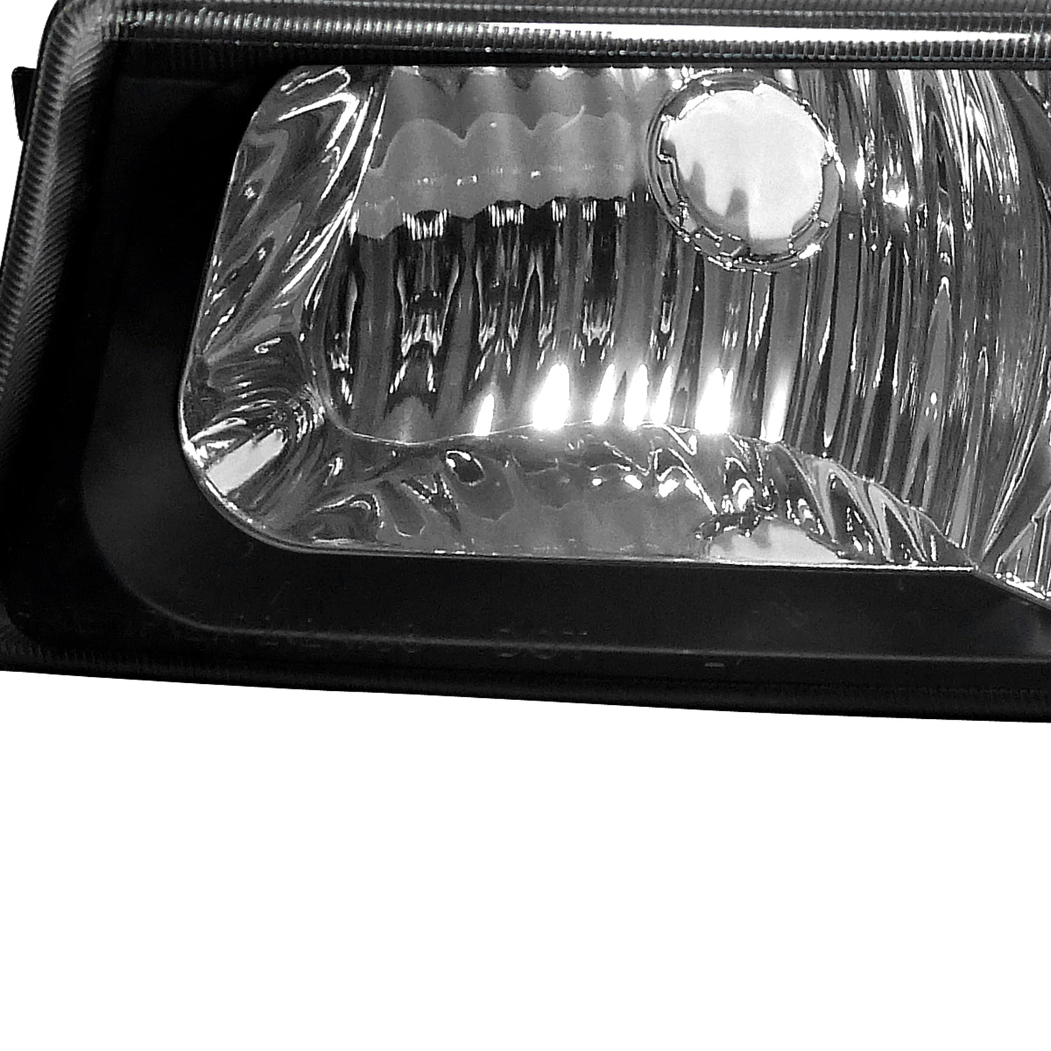 2002-2007 Chevy Silverado/Avalanche Bumper Lights Matte Black/Clear Lens
