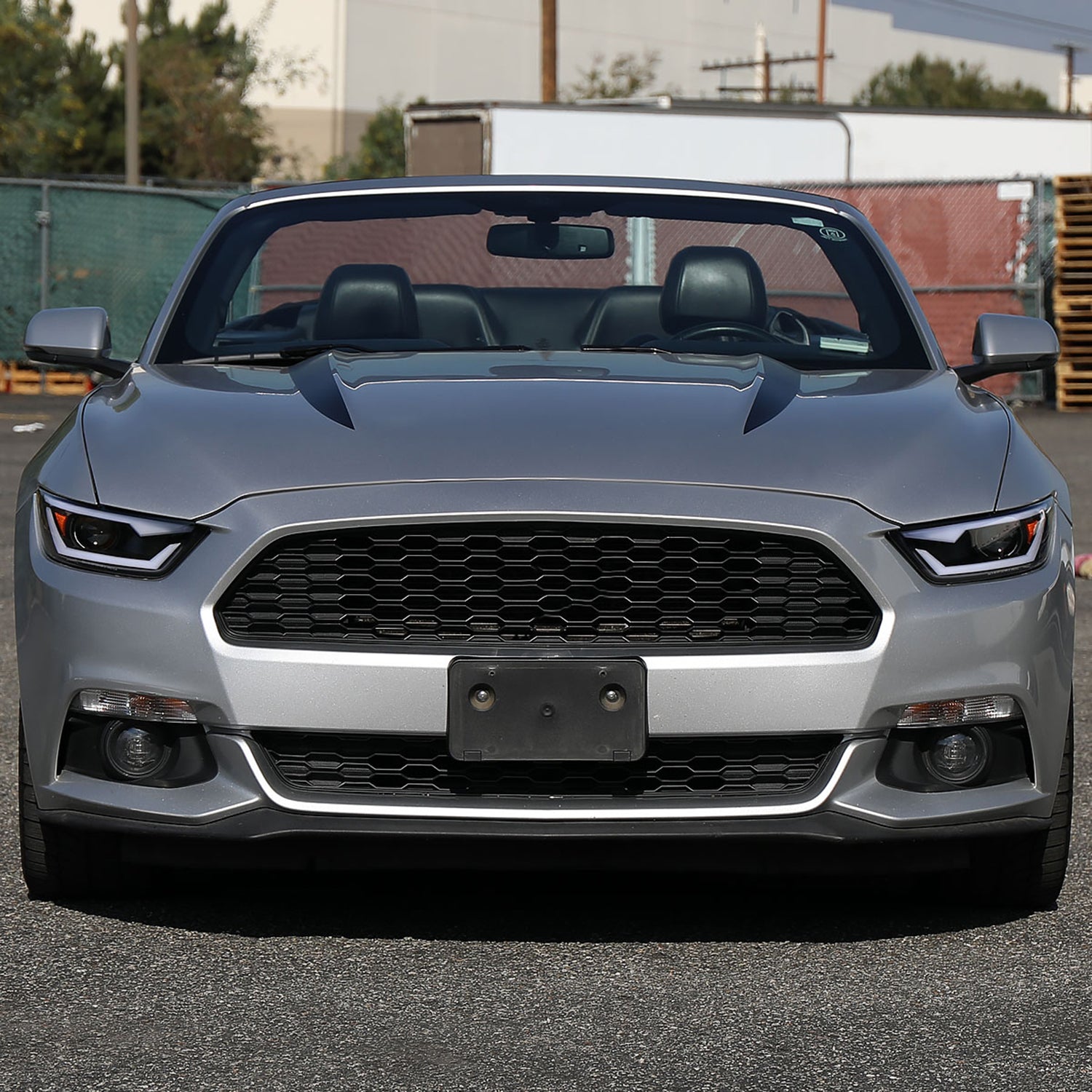 2015-2017 Ford Mustang / 18-2020 Mustang Shelby LED Xenon HID Headlights Black