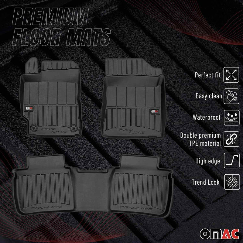 2012-2018 Toyota Camry Premium Floor Mats Liners Full Set All Weather Heavy Duty