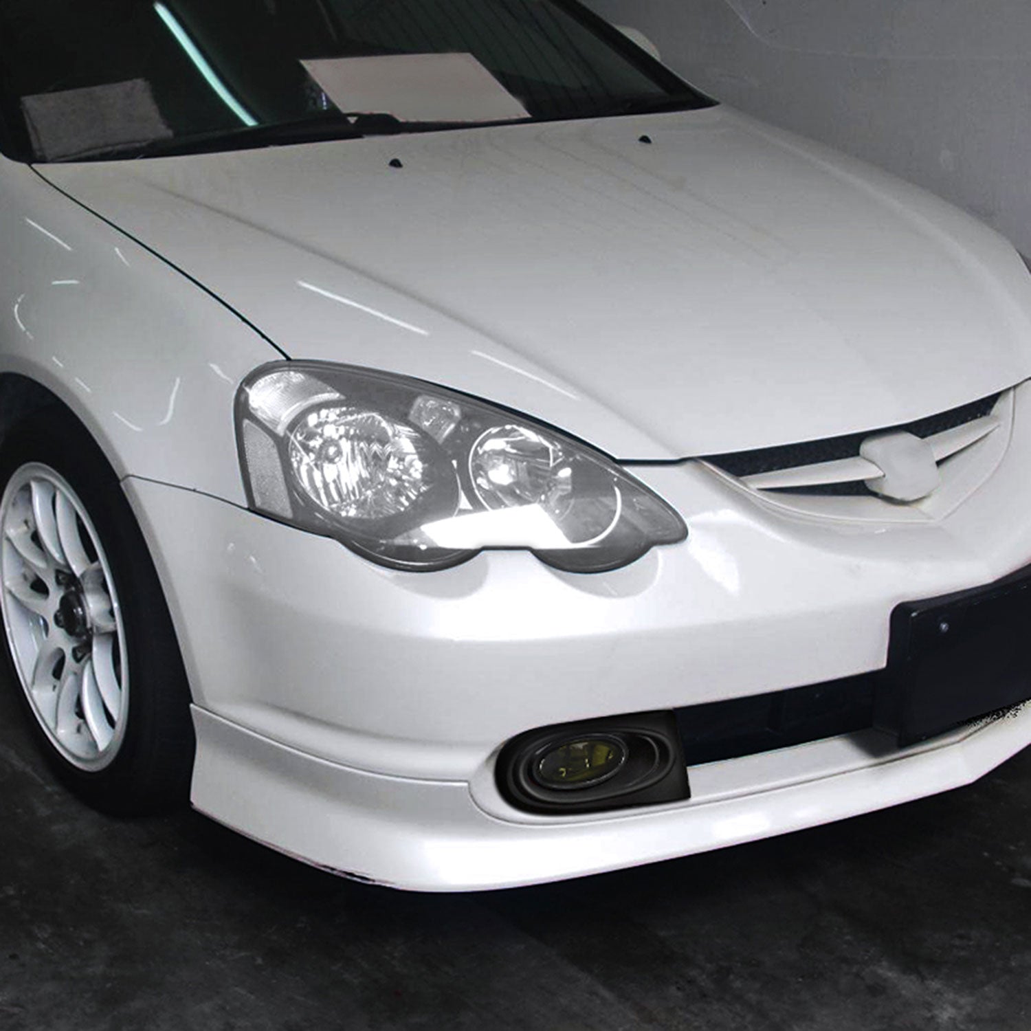 2002-2004 Acura RSX H11 Fog Lights Kit Chrome Housing/Smoke Lens