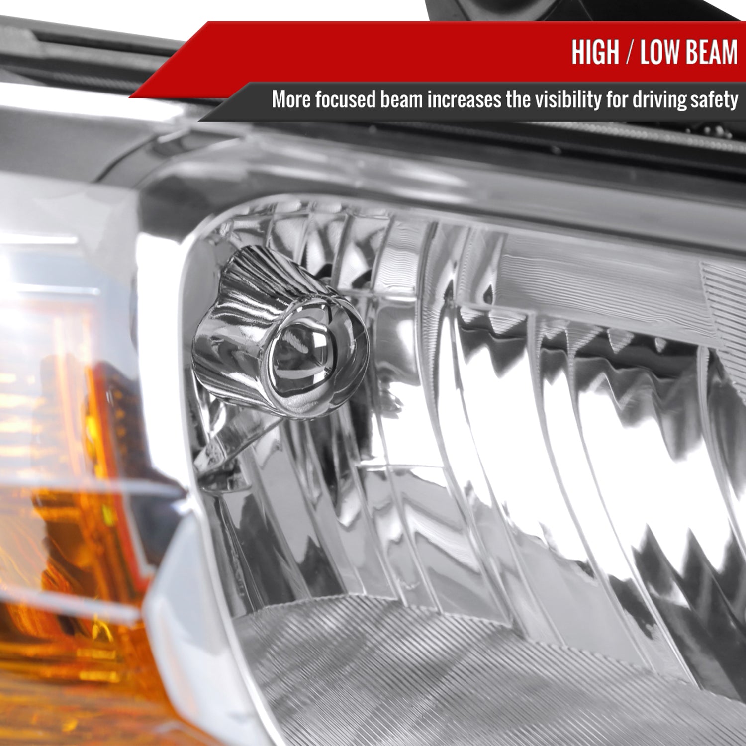 2008-2010 Dodge Grand Caravan Factory Crystal Headlight - Passenger Side