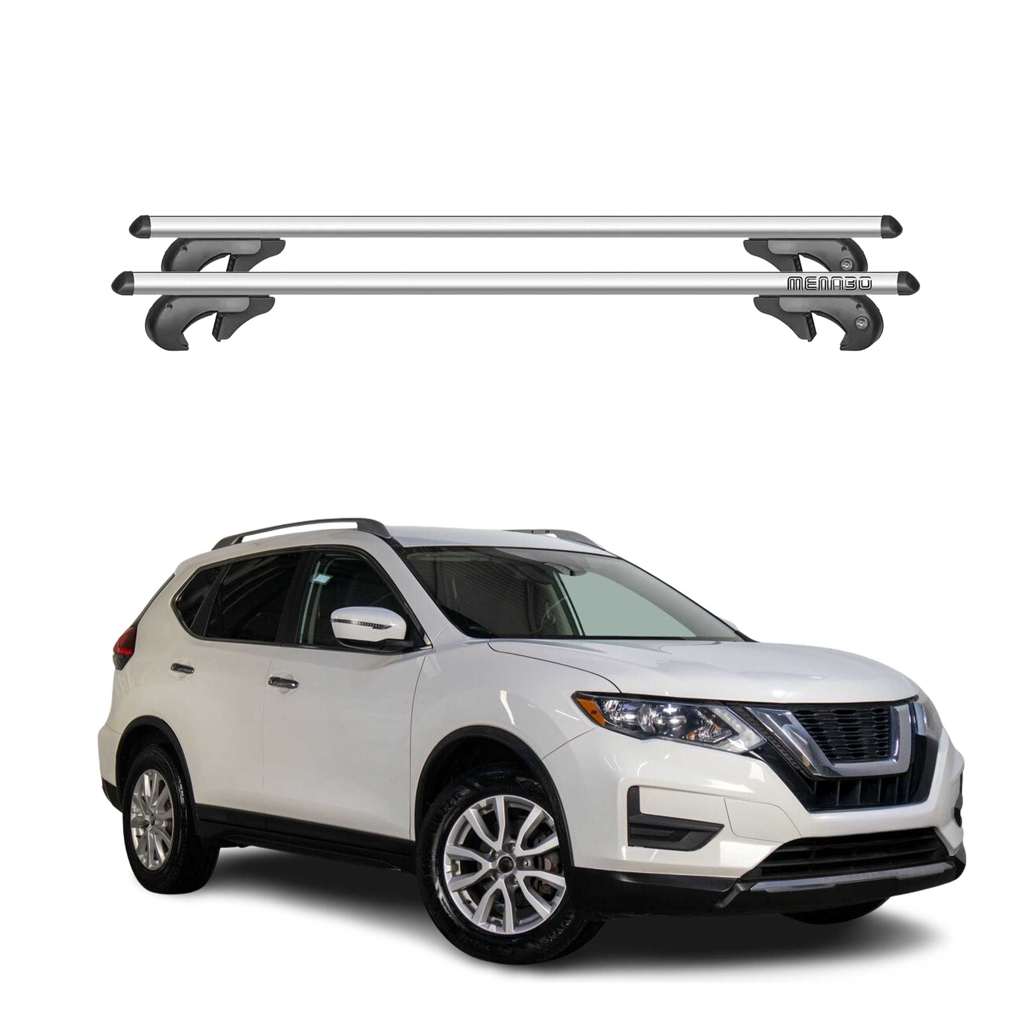 2017-2022 Nissan Rogue Sport Roof Rack Cross Bars Silver