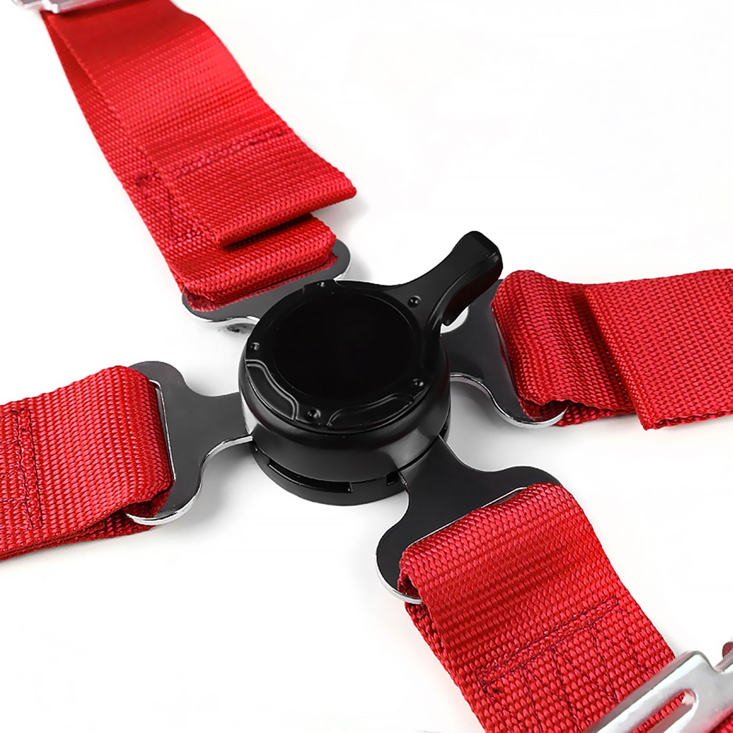 Universal Red 4 Point Quick Release Camlock Racing Seat Belt Safety Harness