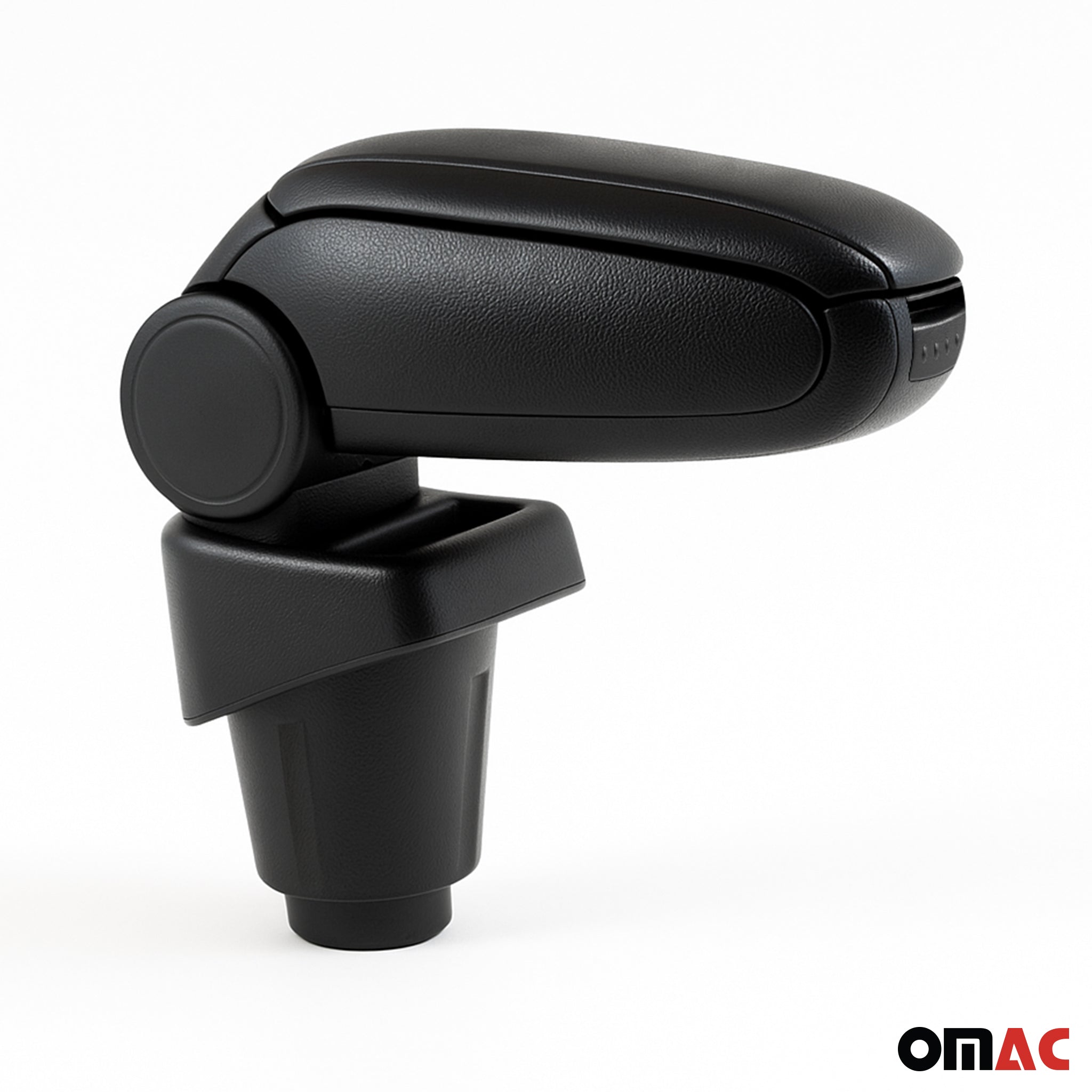 2014-2020 Fiat 500L Black Center Console Armrest Plastic PU Leather 1Pc