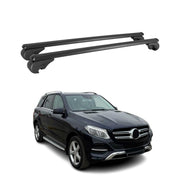 2016-2019 Mercedes GLE Class W166 Roof Rack Cross Bars Black