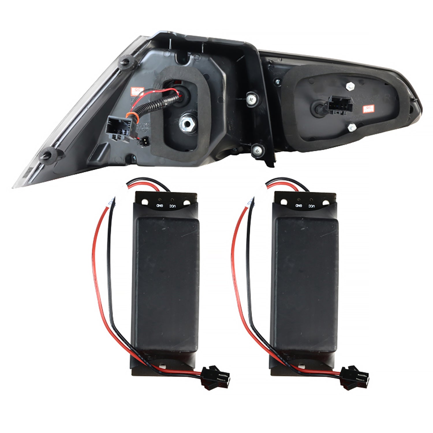 2015-2017 VW Golf/GTI LED Tail Lights Chrome Housing/Smoke Lens