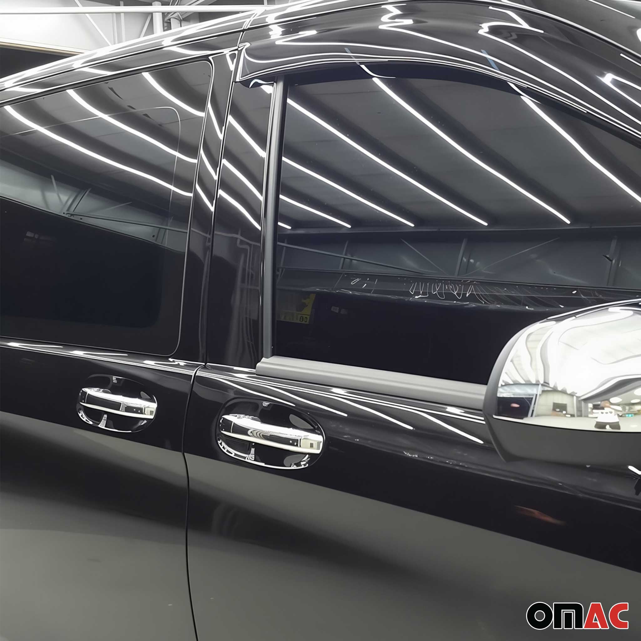 2016-2024 Mercedes Metris Car Door Handle Cover Protector S. Steel 10x