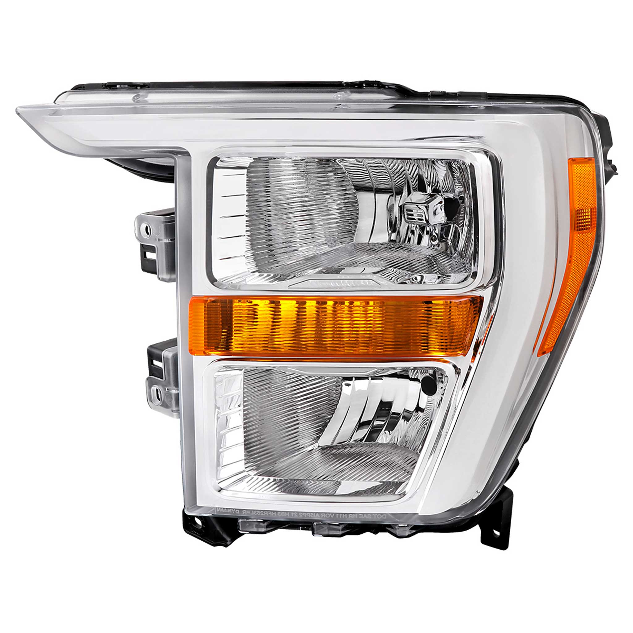 For Ford F-150 2021-2023 Factory Style Headlight Chrome Housing Clear Lens Driver Side Only