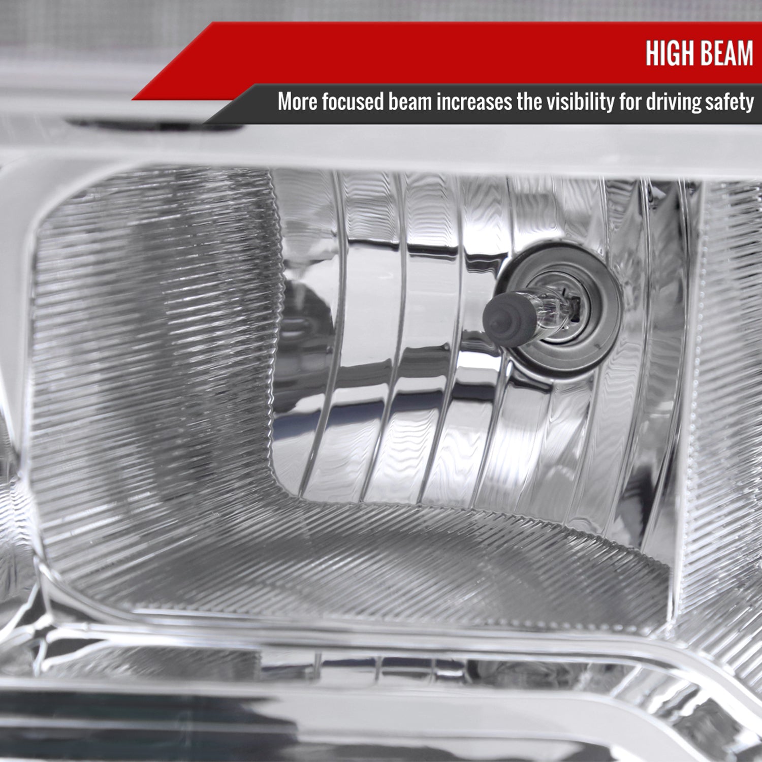 2009-2018 Dodge RAM 1500/ RAM 2500 3500 Dual LED Bar Factory Headlights Chrome