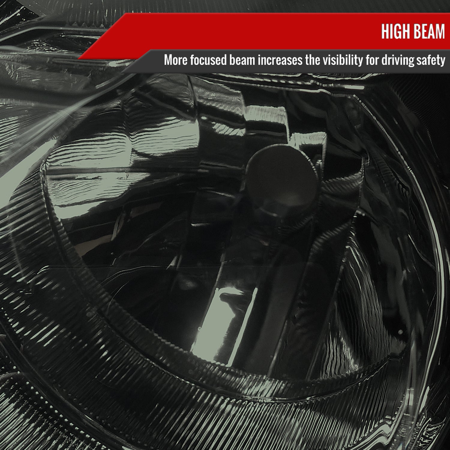 2006-2011 Honda Civic Sedan Crystal Headlights Chrome Housing/Smoke Lens