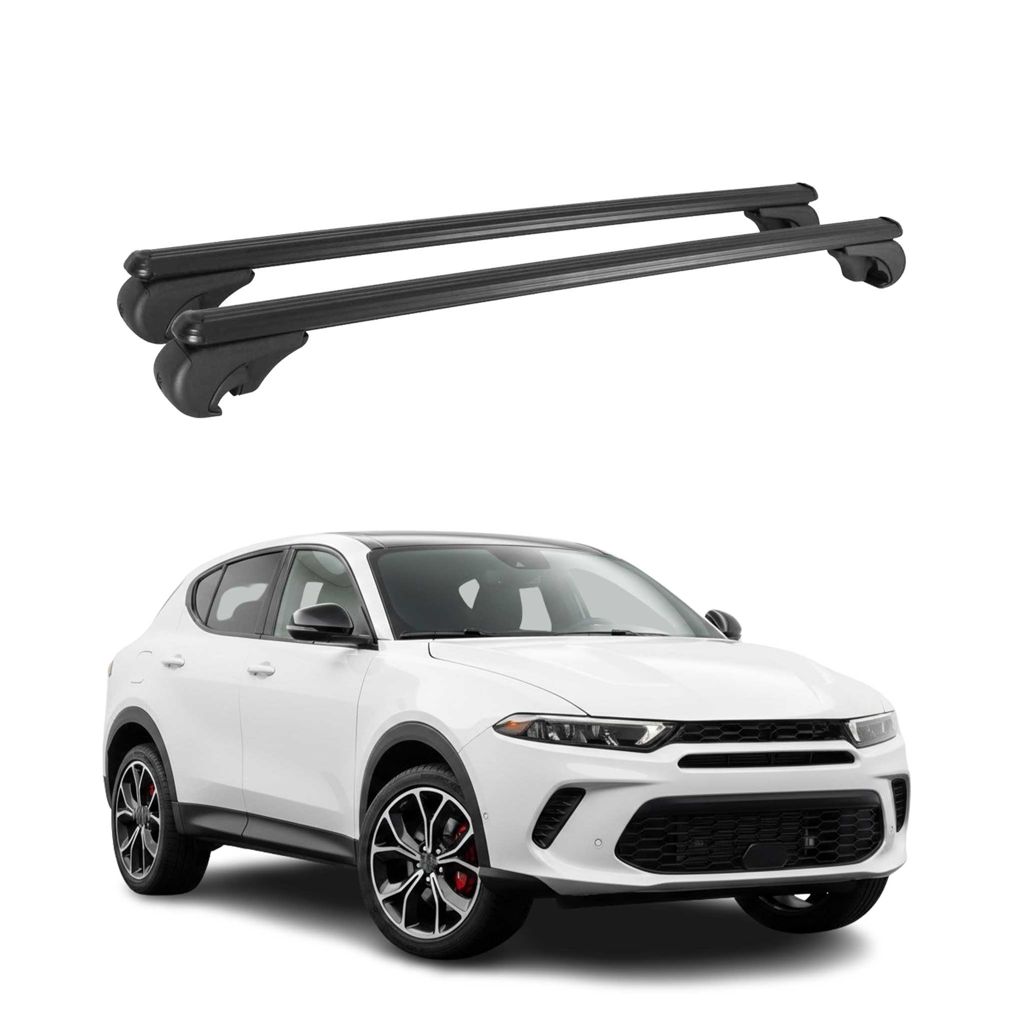 2023-2025 Dodge Hornet Roof Rack Cross Bars Luggage Carrier Black 2Pcs