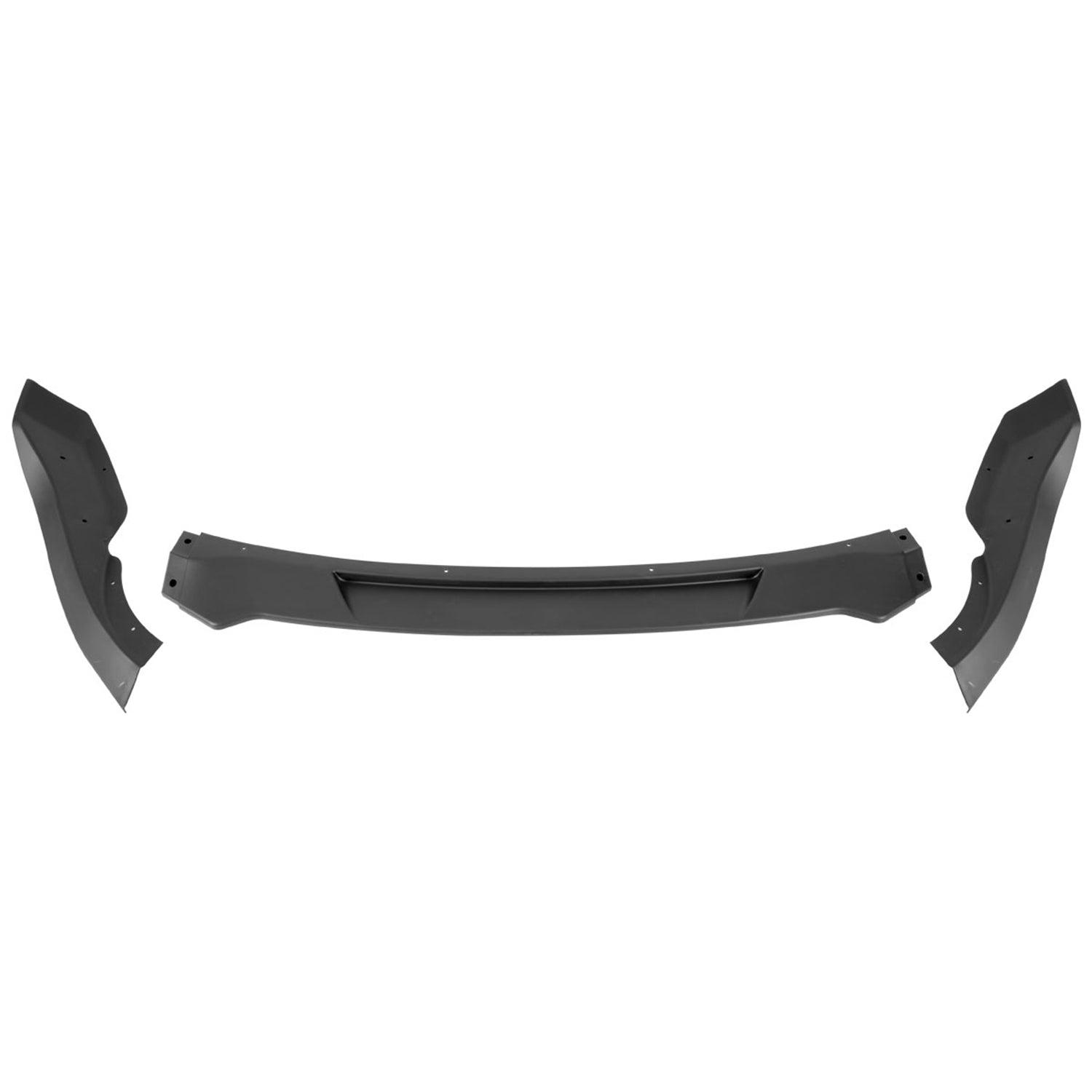 2009-2012 Nissan 370Z Matte Black 3Pcs Front Bumper Lip Splitter Kit