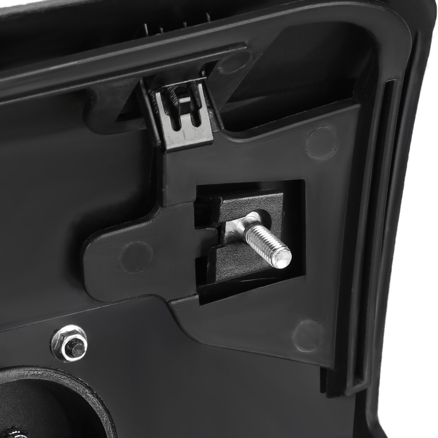 2009-2014 Ford F-150 Glossy Black ABS Rivet Style Grille w/ S.Steel Mesh