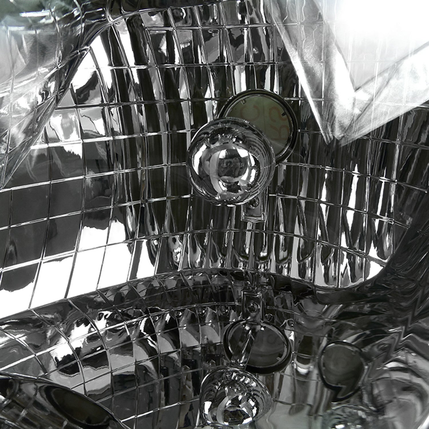 1997-2004 Ford F-150/Expedition Factory Crystal Headlights LED Light Chrome