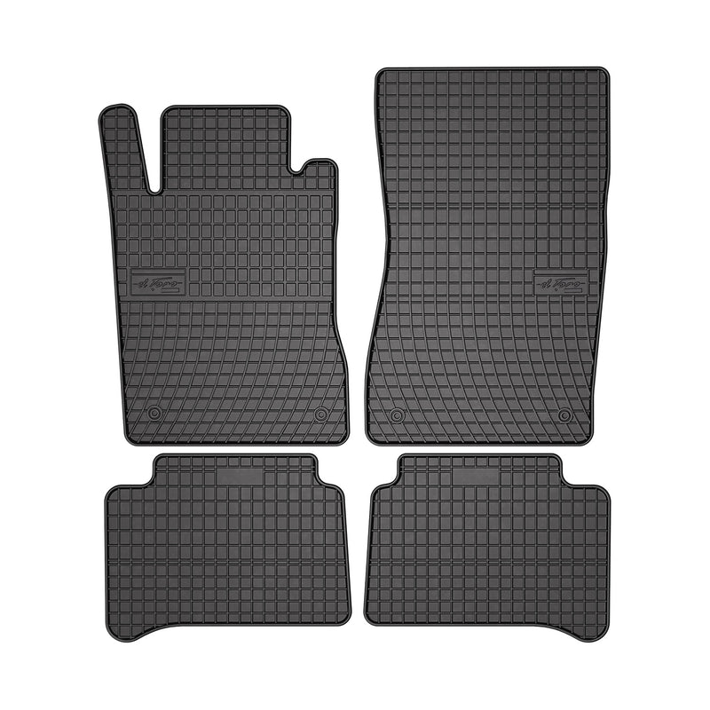 2008-2011 Mercedes CLS Class C219 Floor Mats Liners Full Set All Weather Rubber Black