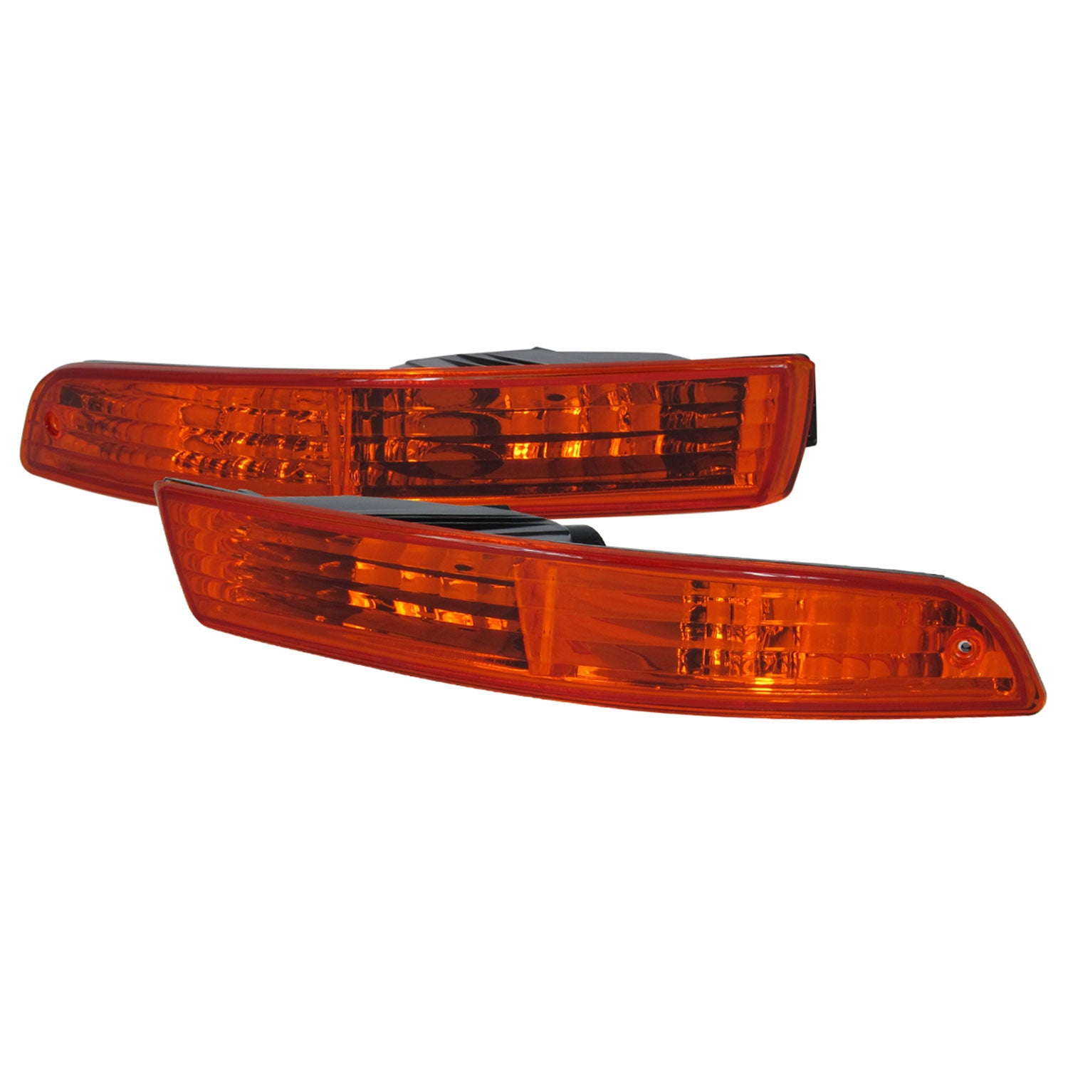 1994-1997 Accura Integra Bumper Lights Chrome Housing/Amber Lens
