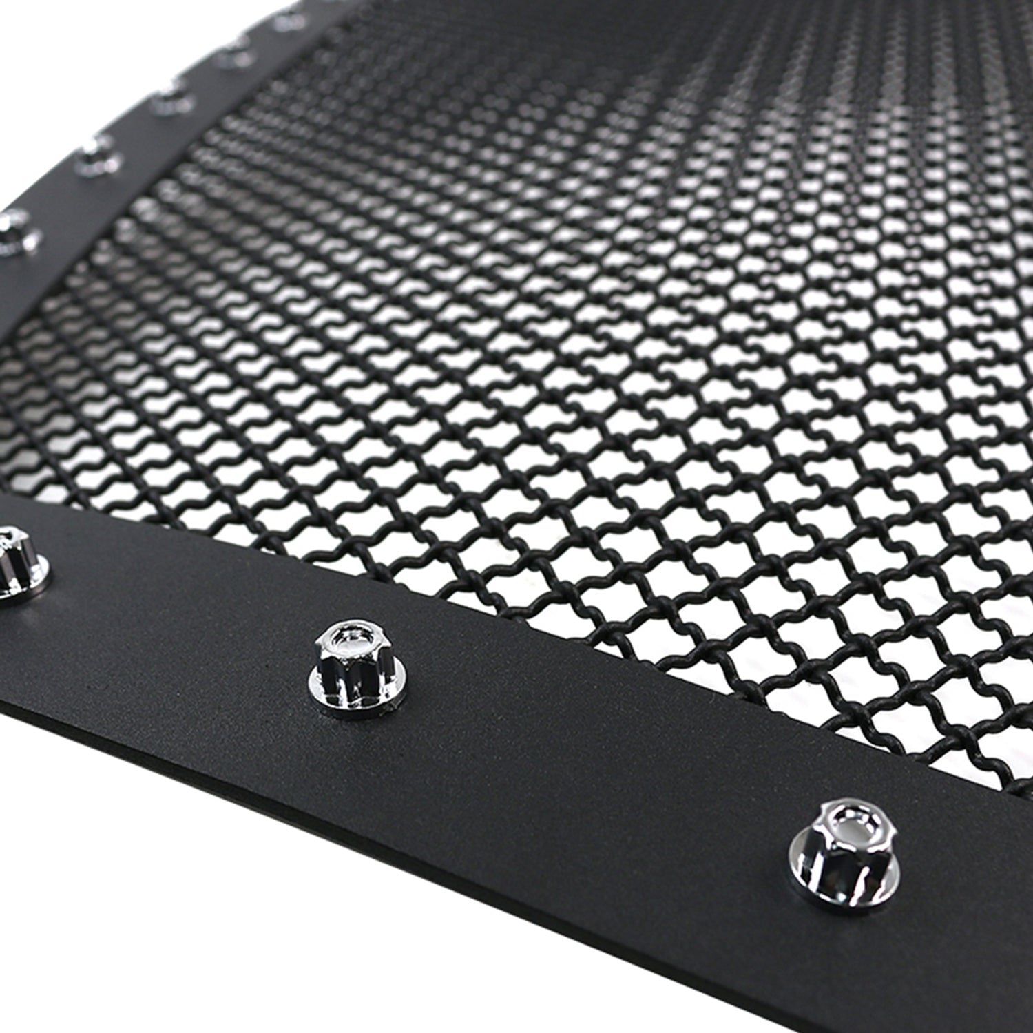 2013-2018 RAM 1500 1500 Rivet Style Black Stainless Steel Mesh Grille Insert