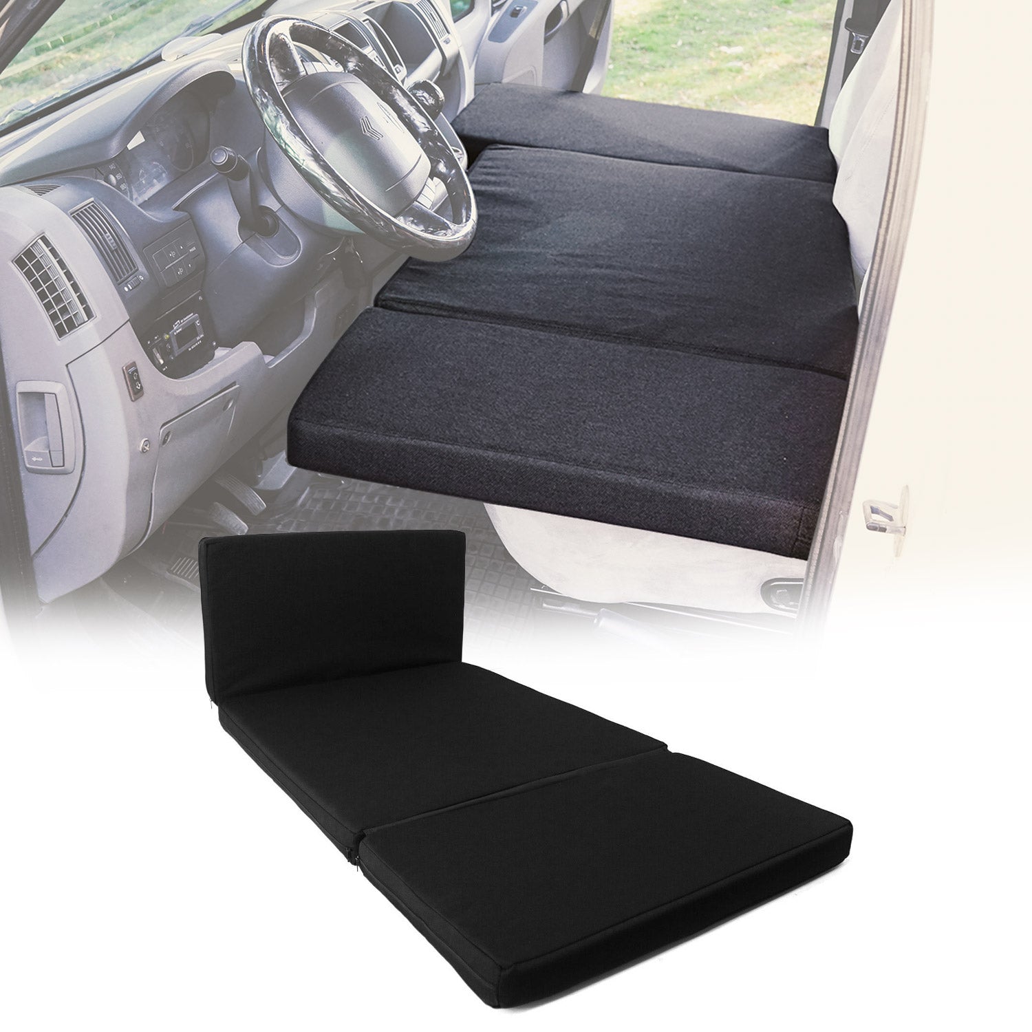 1993-2003 VW Eurovan Front Cab Camper Bed Mattress Bed Black 1Pc