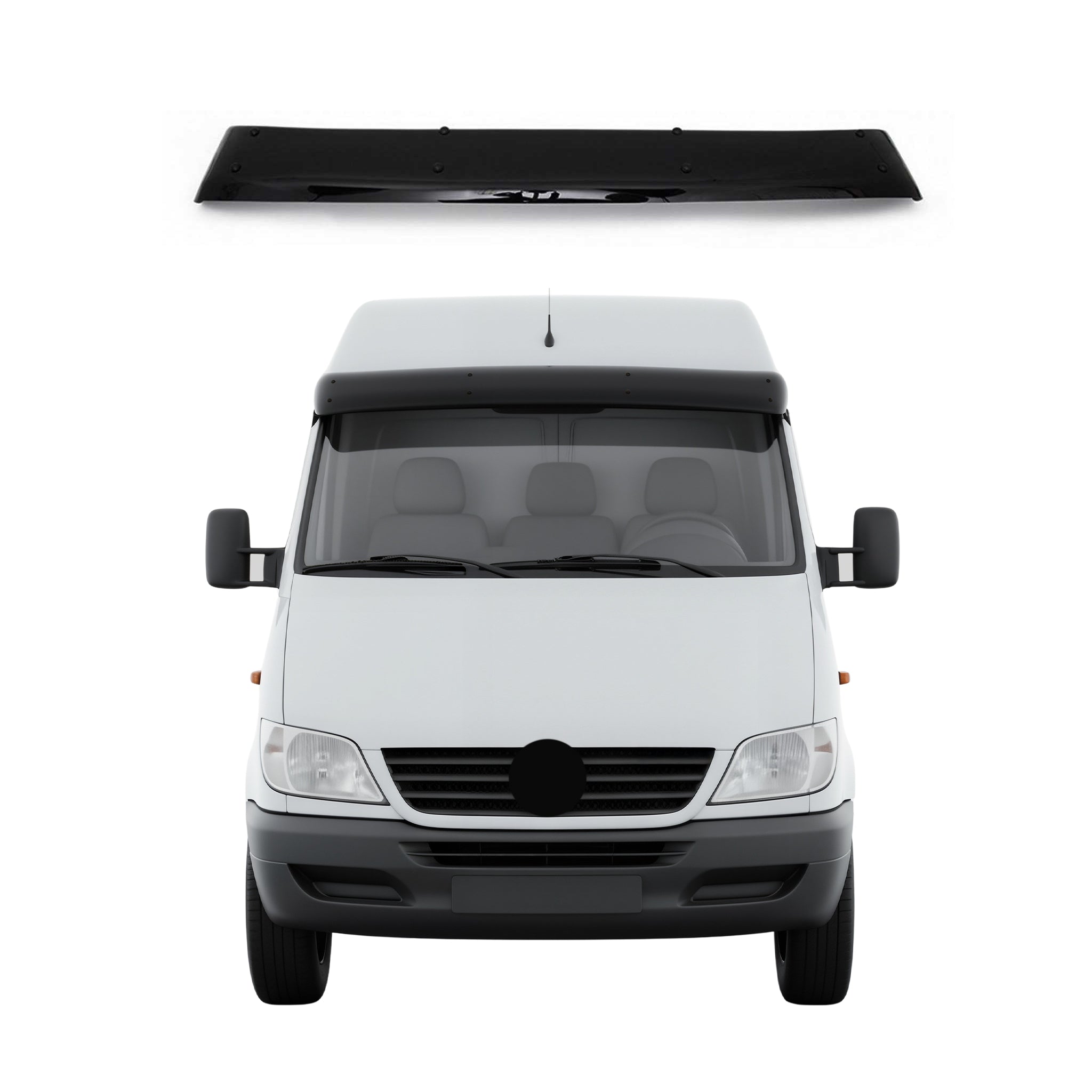 2003-2006 Dodge Sprinter Front Windshield Sun Visor 1 Pc Smoke