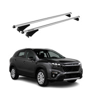 2014-2021 Suzuki SX4 S-Cross Roof Rack Cross Bars Silver