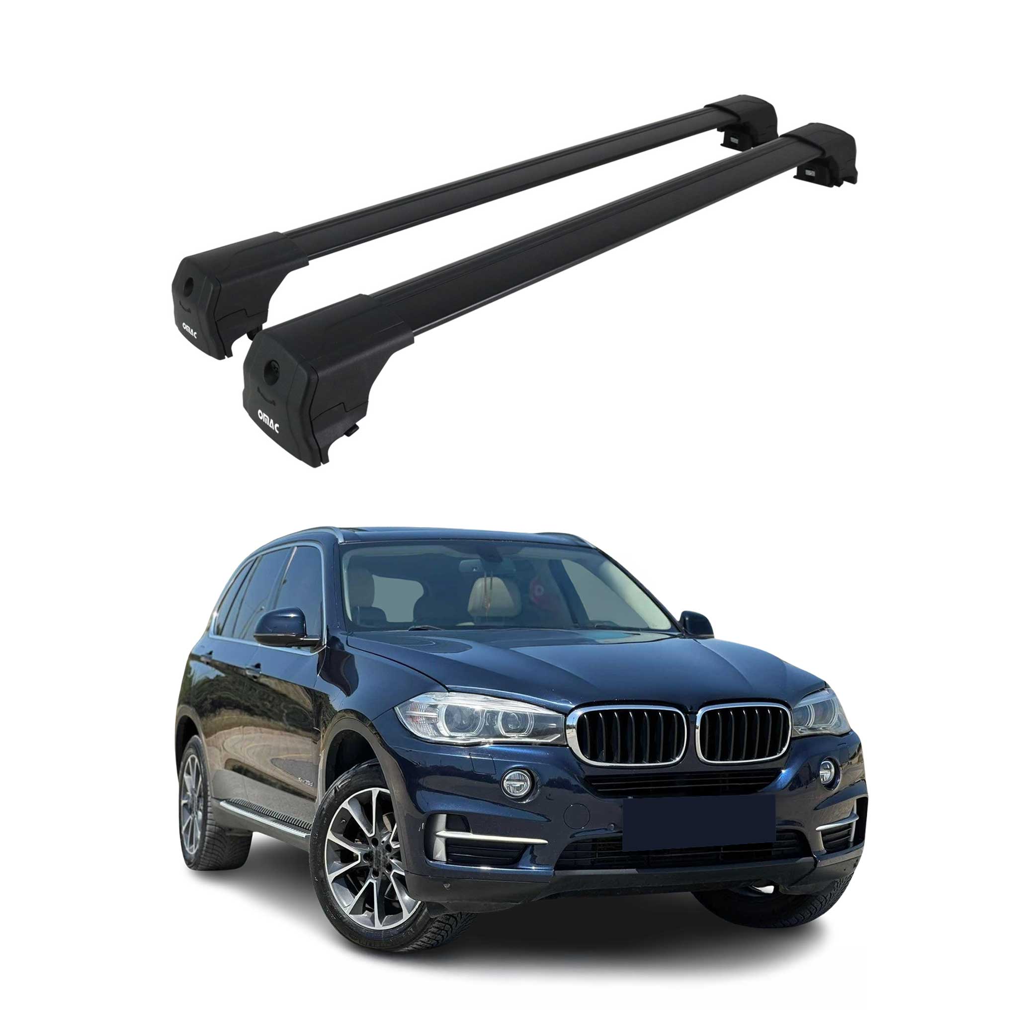 2014-2018 BMW X5 F15 F85 Roof Rack Cross Bars Black