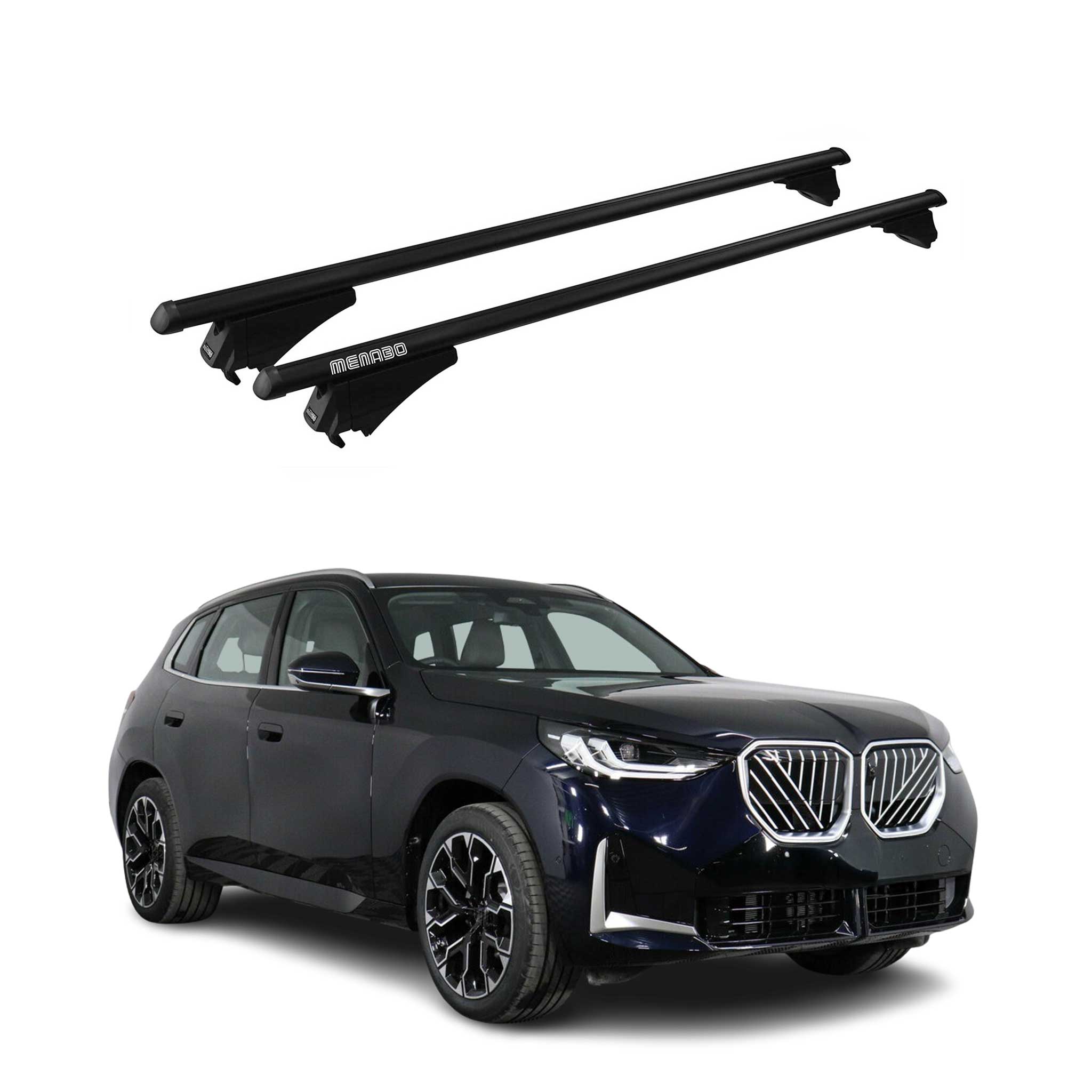 2024-2025 BMW X3 G45 Roof Rack Cross Bars Black