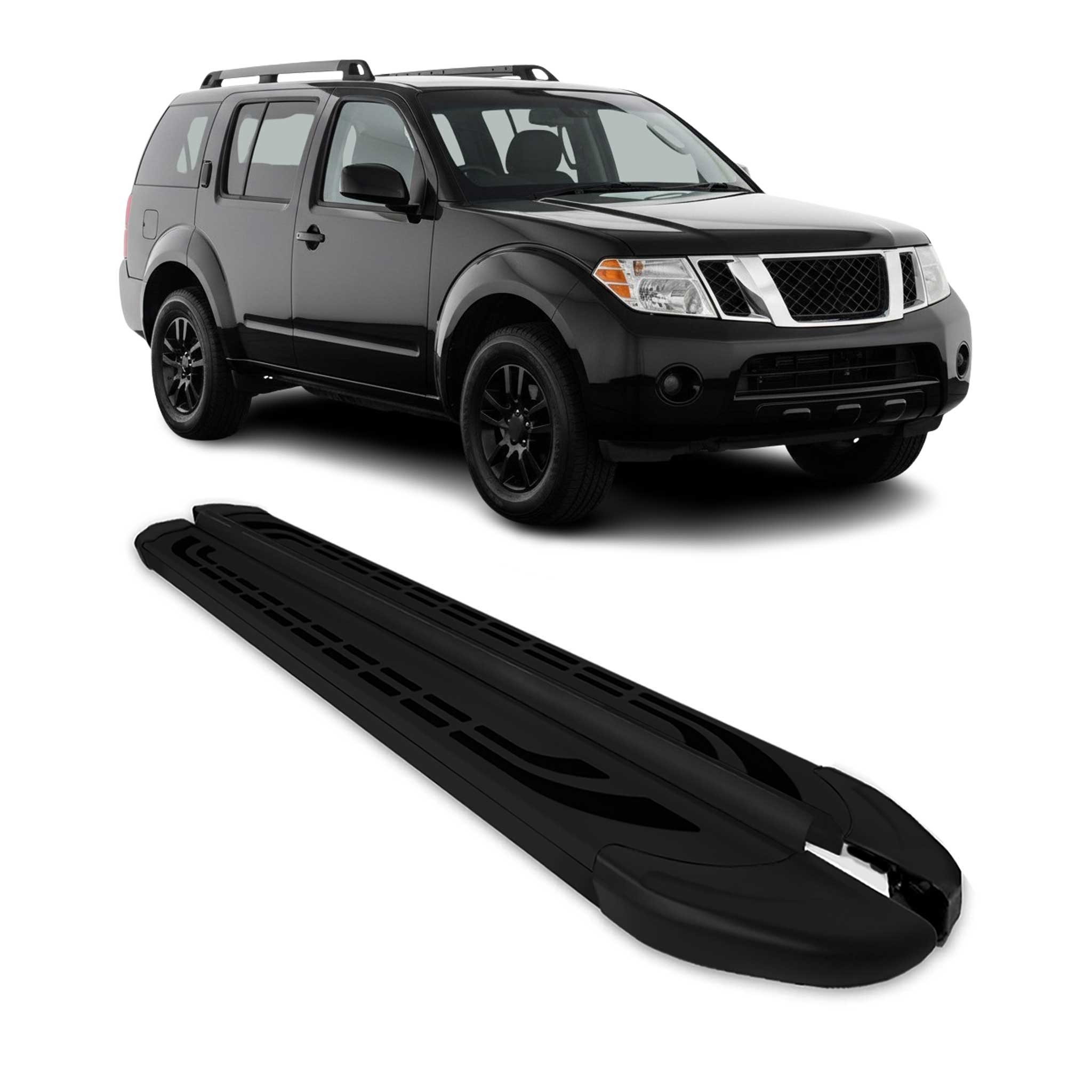 2005-2012 Nissan Pathfinder Running Boards Side Steps Black