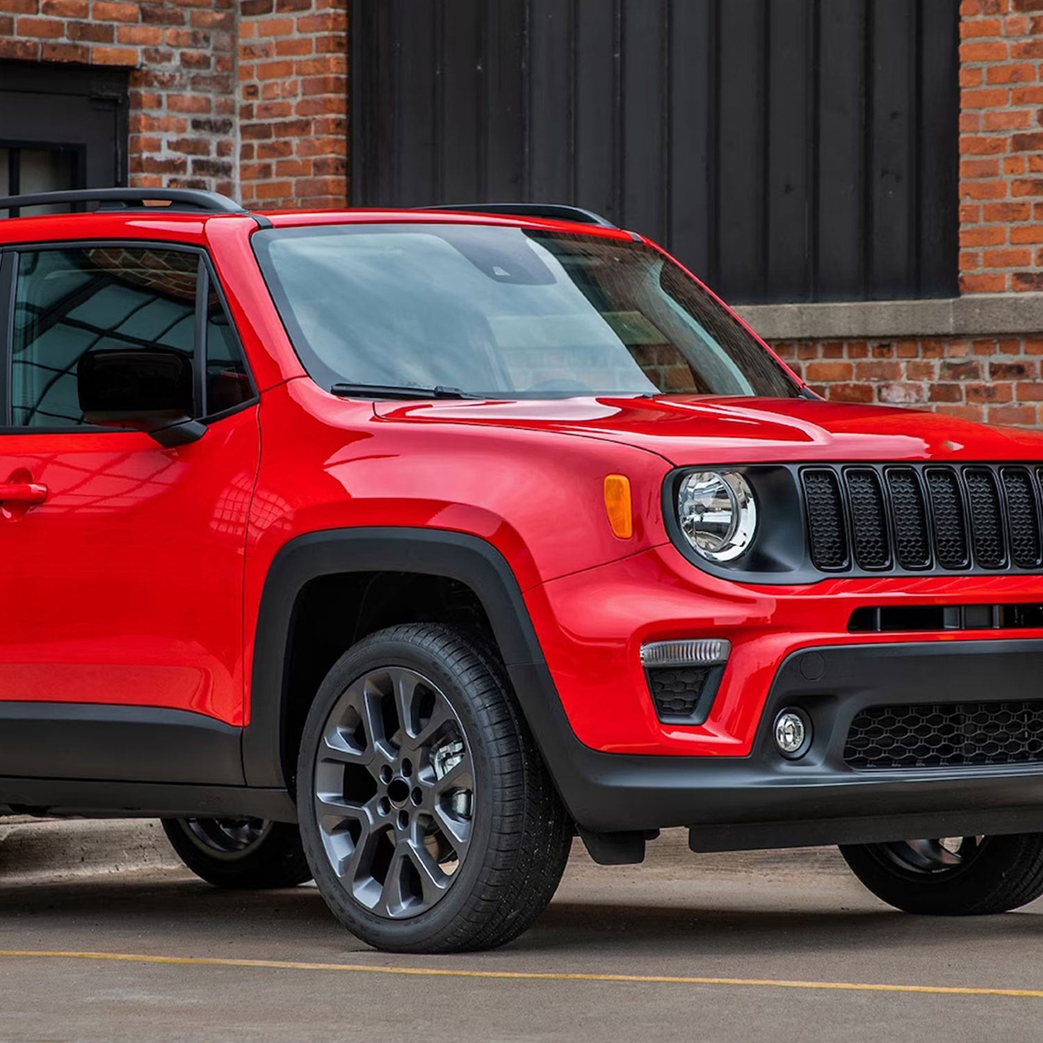 2015-2024 Jeep Renegade Mirror Cover Caps Gloss Black 2Pcs ABS Plastic