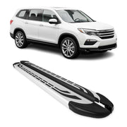 2016-2022 Honda Pilot Running Boards Side Steps Silver