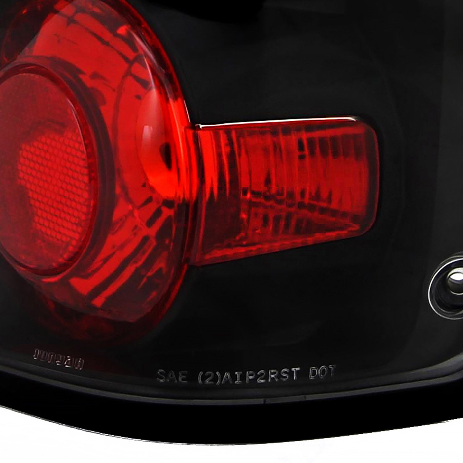 1993-1997 Ford Ranger Tail Lights Matte Black Housing/Clear Lens