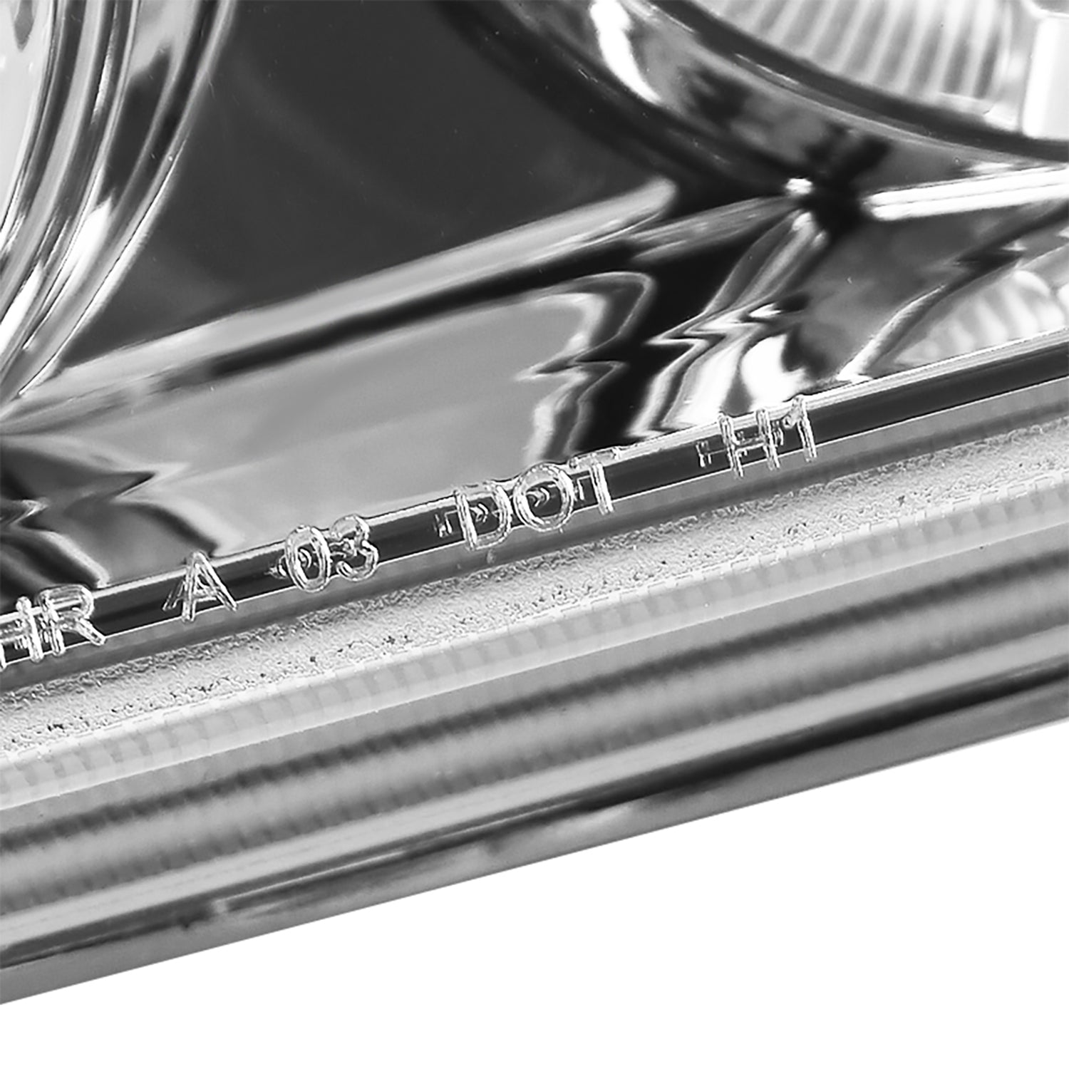 2002-2006 Chevy Avalanche/ 03-2007 Silverado Dual Halo Headlights Chrome