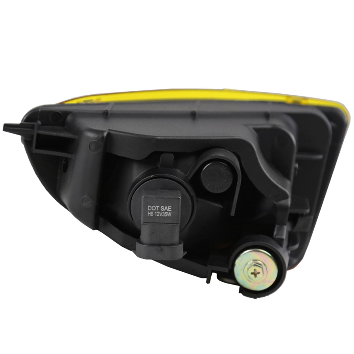 2004-2005 Honda Civic Coupe/Sedan H8 Fog Lights Kit Chrome/Yellow Lens