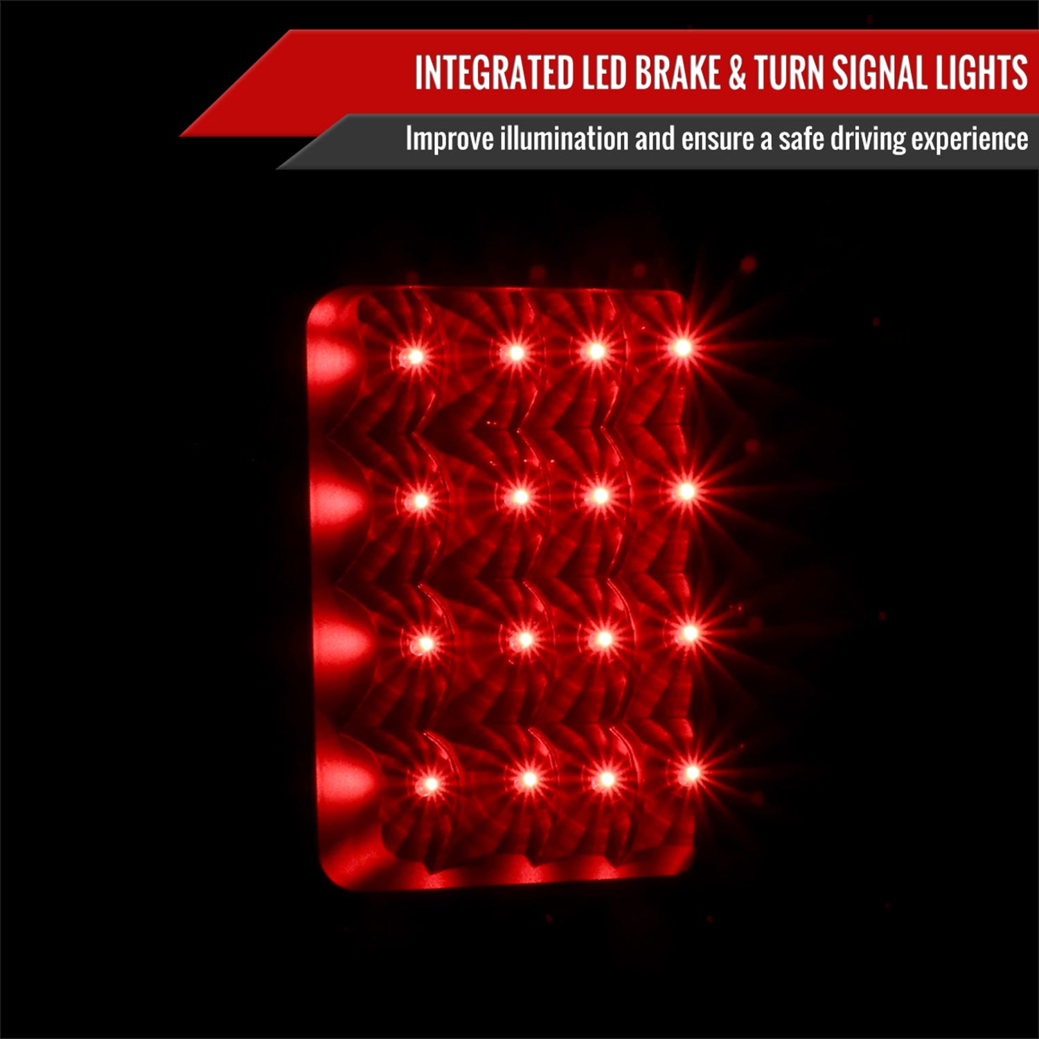 2005-2015 Nissan Armada V2 LED Tail Lights Matte Black Housing/Clear Lens