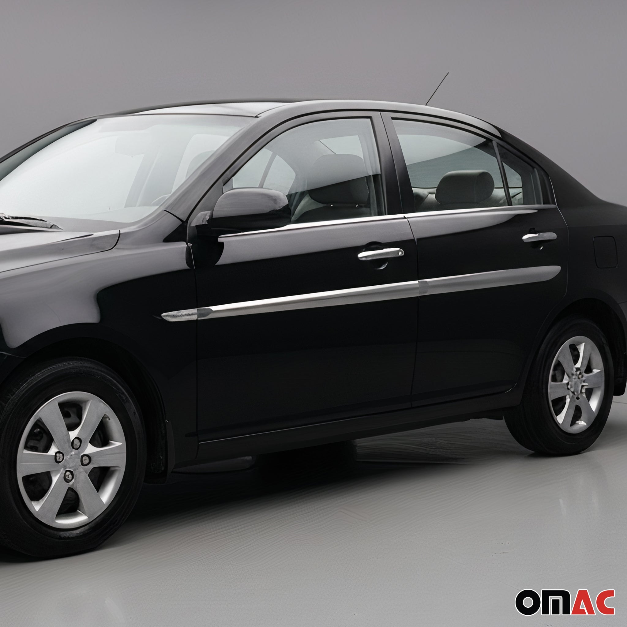 2006-2011 Hyundai Accent Sedan Car Door Handle Cover Protector Stainless Steel 8 Pcs