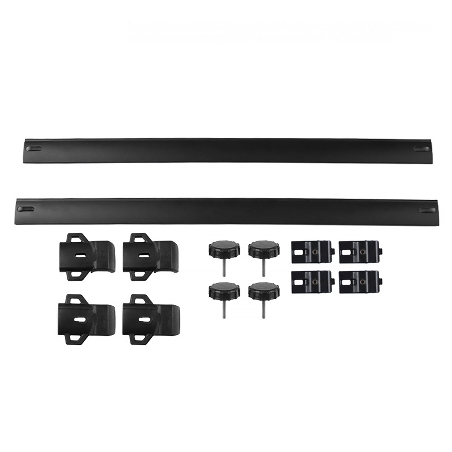 2007-2017 Jeep Patriot Black Aluminum Roof Rack Cross Bars