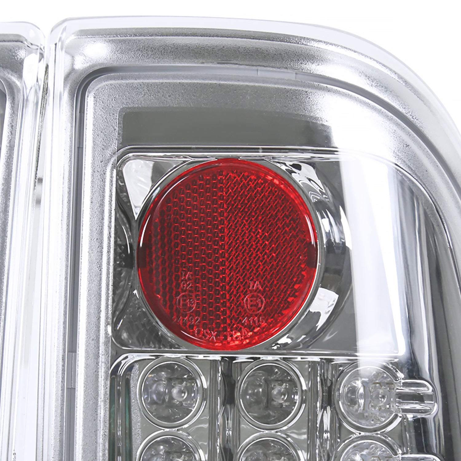 2008-2016 Ford F-250/F-350/F-450/F-550 Super Duty LED Tail Lights Chrome/Clear