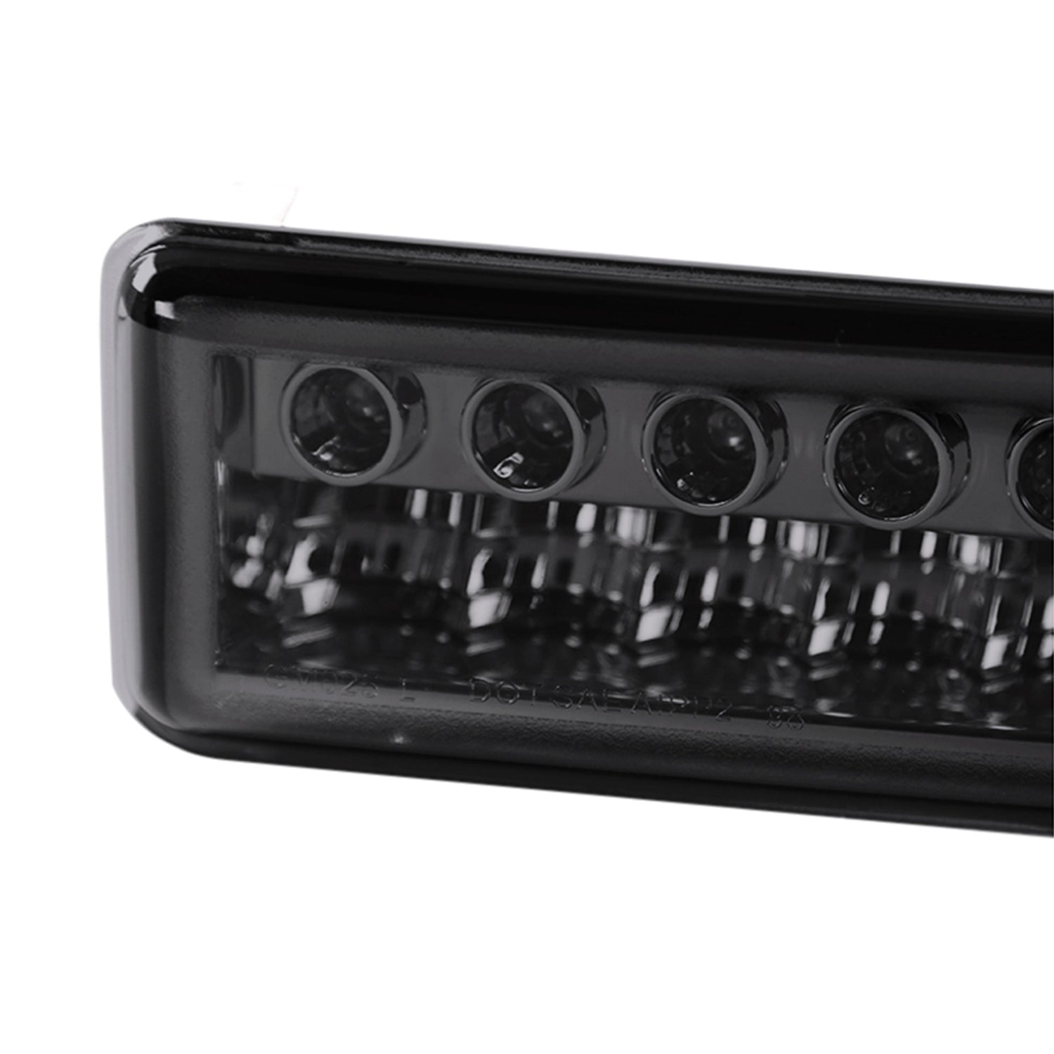1998-2004 Chevy S10/ GMC Sonoma LED Bumper Lights Chrome Housing/Smoke Lens
