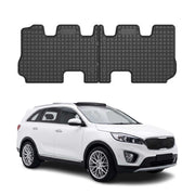 2013-2018 Hyundai Santa Fe Floor Mats Liners Full Set All Weather Rubber Black
