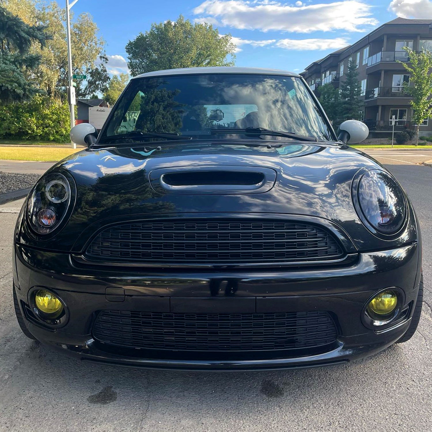 2007-2015 Mini Cooper R55 R56 R57 R58 R59 Halo Projector Headlights Black