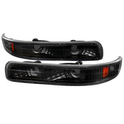 1999-2002 Chevy Silverado/ 00-2006 Tahoe Suburban Bumper Lights Matt Black